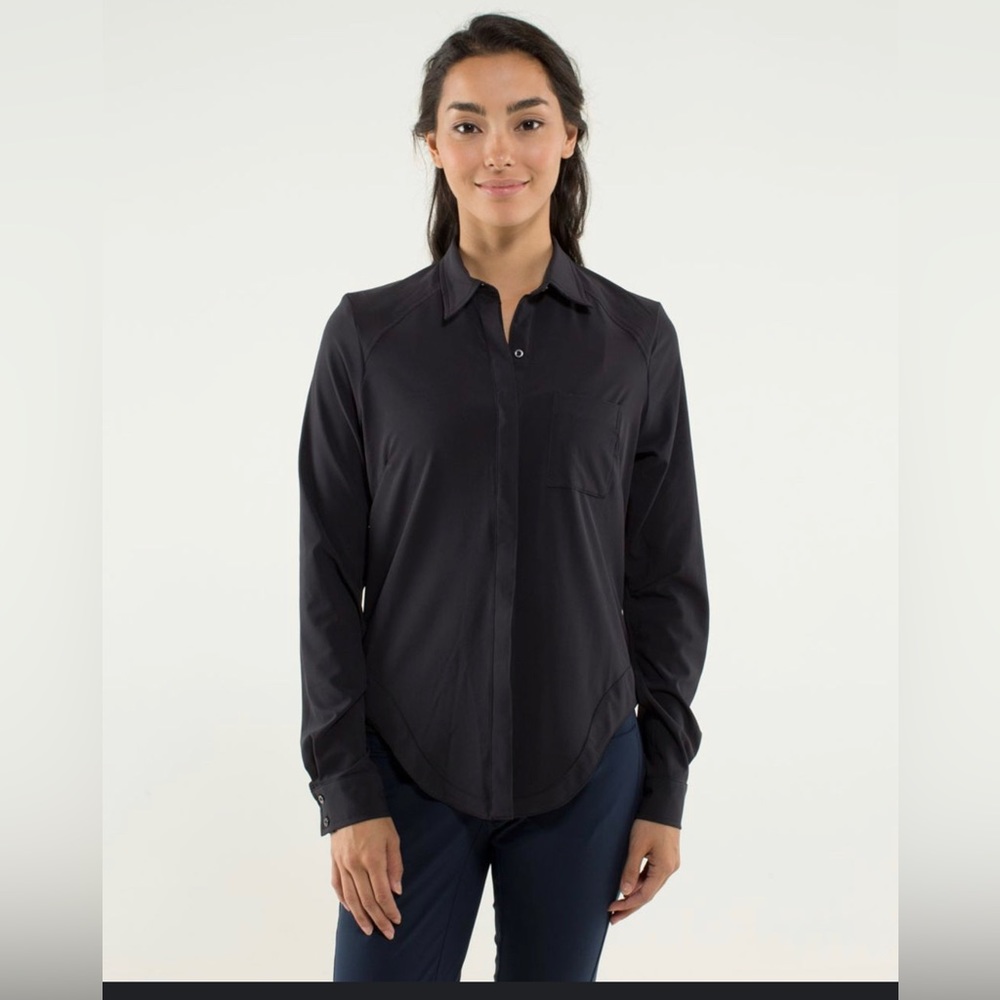 Lululemon Urbanite Shirt Blacksize 4